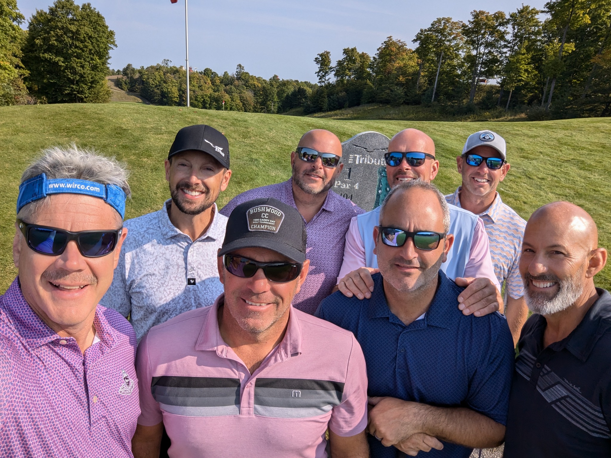 NNF 2024 group on golf course