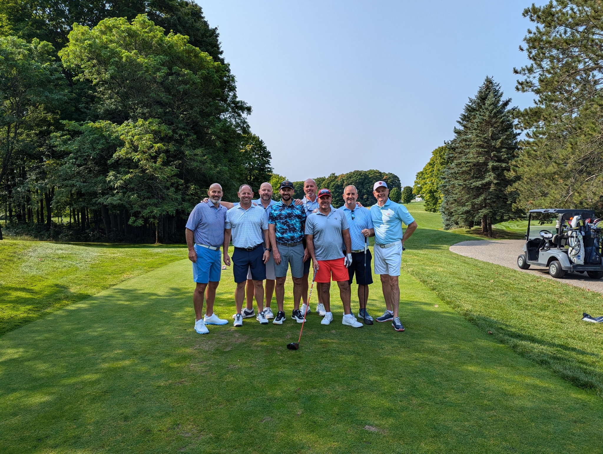 NNF 2024 group on tee box